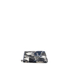 CHANEL COCO PRINTED MEDIUM 2.55 REISSUE O-CASE POUCH FABRIC BLACK/WHITE RUTHENIUM SHW