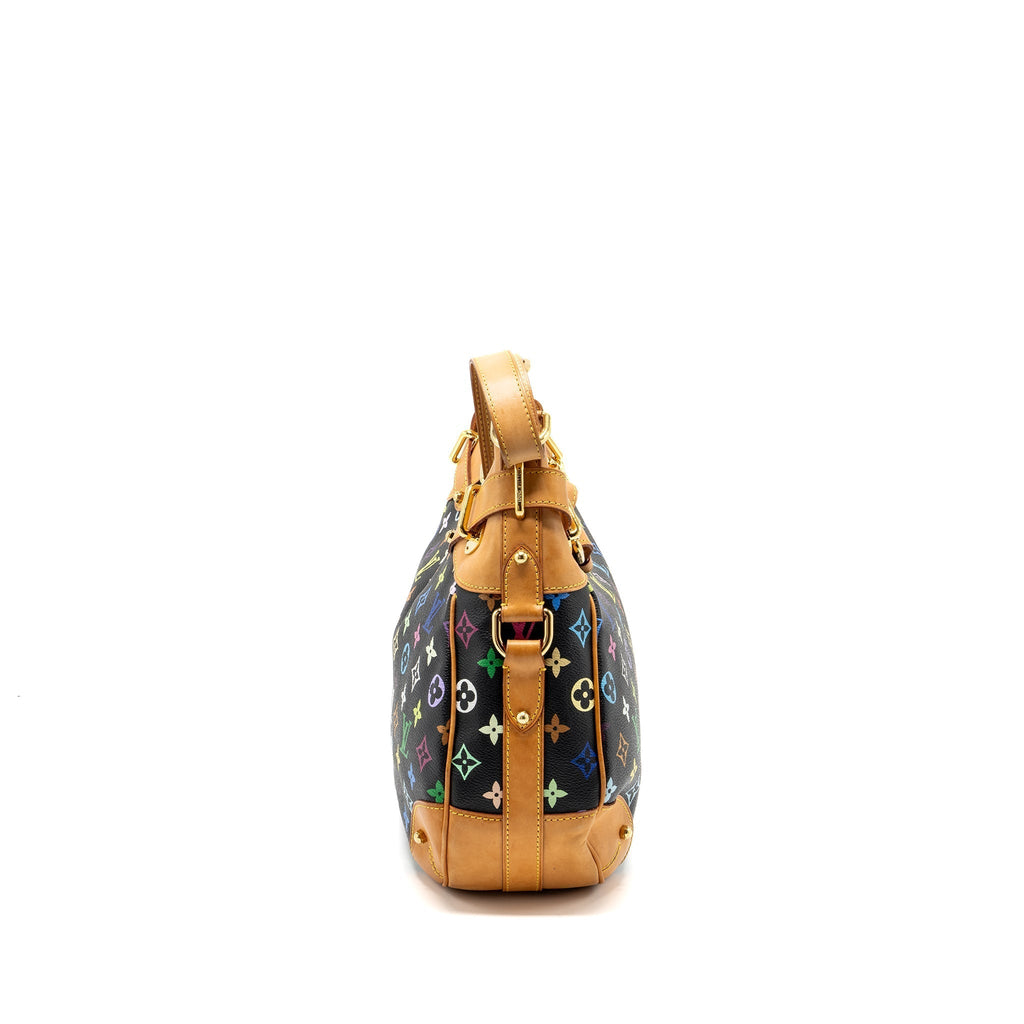 LOUIS VUITTON GRETA BAG MONOGRAM MULTICOLOR BLACK GHW
