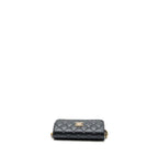 CHANEL MINI FLAP BAG WITH ADJUSTABLE CHAINS CAVIAR BLACK GHW(MICROCHIP)