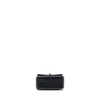 CHANEL MINI SQUARE FLAP BAG LAMBSKIN BLACK SHW