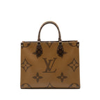 LOUIS VUITTON ONTHEGO MM MONOGRAM REVERSE CANVAS GHW