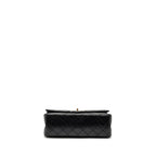 CHANEL SMALL 2.55 REISSUE DOUBLE FLAP BAG AGE CALFSKIN BLACK GHW