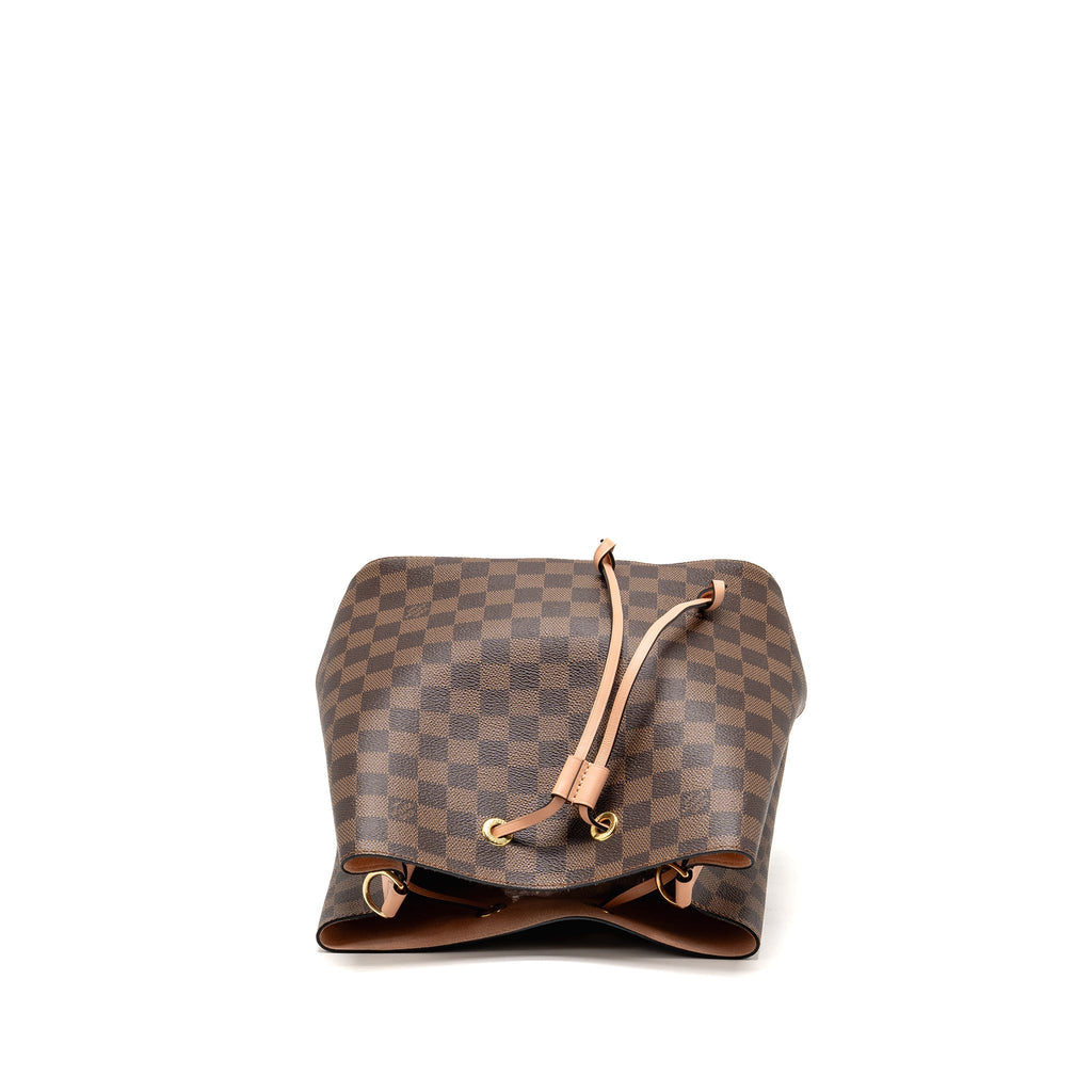 Louis Vuitton NeoNoe MM Damier Ebene Canvas Pink GHW