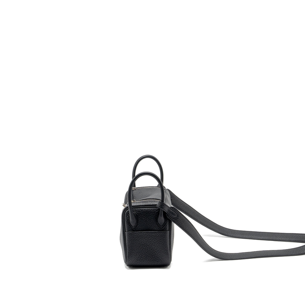 HERMES MINI LINDY CLEMENCE BLACK SHW