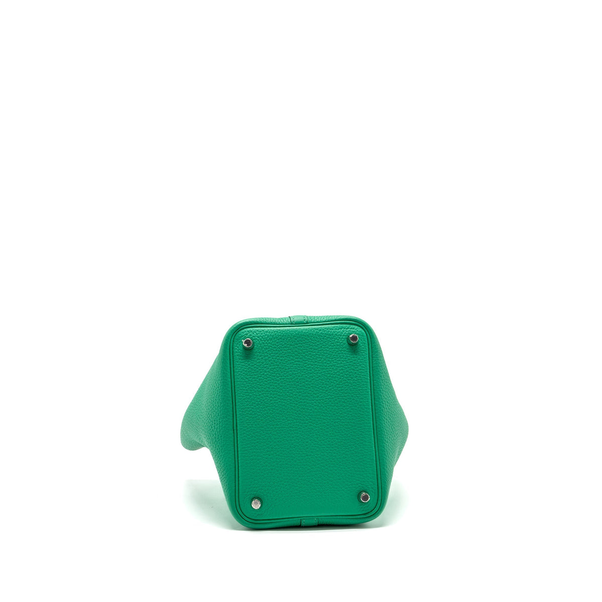 Hermes Picotin 18 Lock Bag Clemence /Alligator Touch Menthe/Vert Jade SHW