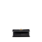 CHANEL 24C GOLD CRUSH FLAP BAG CALFSKIN BLACK GHW (MICROCHIP)