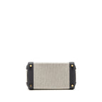 Hermes Birkin 25 Toile Swift/Canvas Ecru-Ardoise/Ardoise GHW