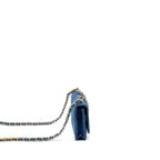 CHANEL 19 WALLET ON CHAIN DENIM BLUE MULTICOLOR HARDWARE (MICROCHIP)