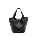 HERMES PICOTIN22 LOCK BAG CLEMENCE BLACK SHW