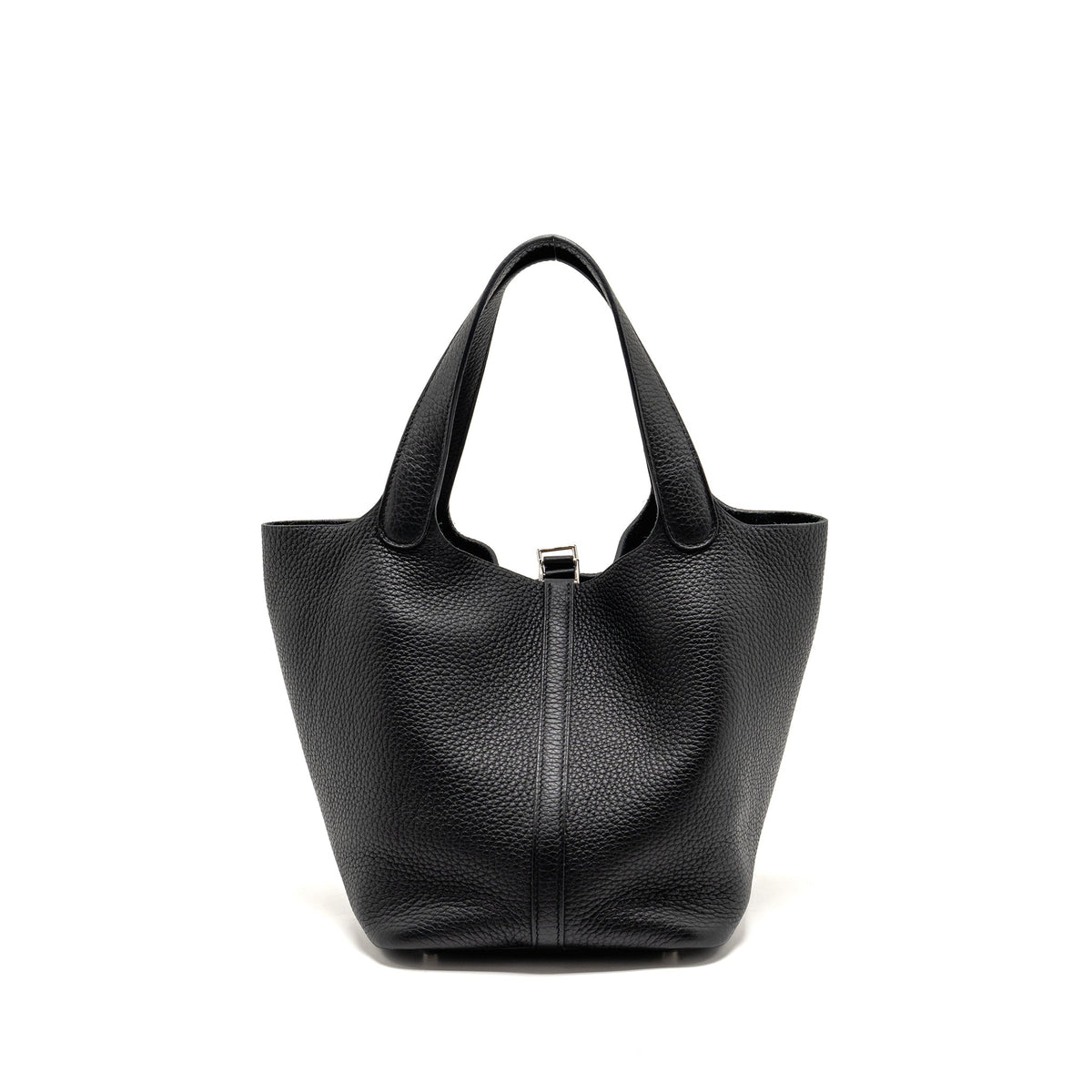HERMES PICOTIN22 LOCK BAG CLEMENCE BLACK SHW