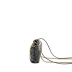 CHANEL MINI 22 BAG SHINY CALFSKIN BLACK GHW (MICROCHIP)