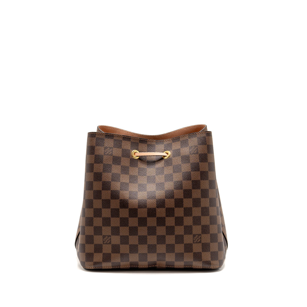 Louis Vuitton NeoNoe MM Damier Ebene Canvas Pink GHW