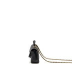 CHANEL TOP HANDLE MINI RECTANGULAR FLAP BAG CAVIAR BLACK GHW