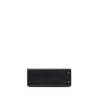 Hermes Kelly 25 Special Order Epsom Black/ Rouge H LGHW