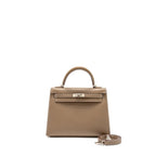 Hermes Kelly 25 Epsom Etoupe SHW