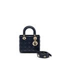 DIOR SMALL MY ABC LADY DIOR LAMBSKIN NAVY LGHW