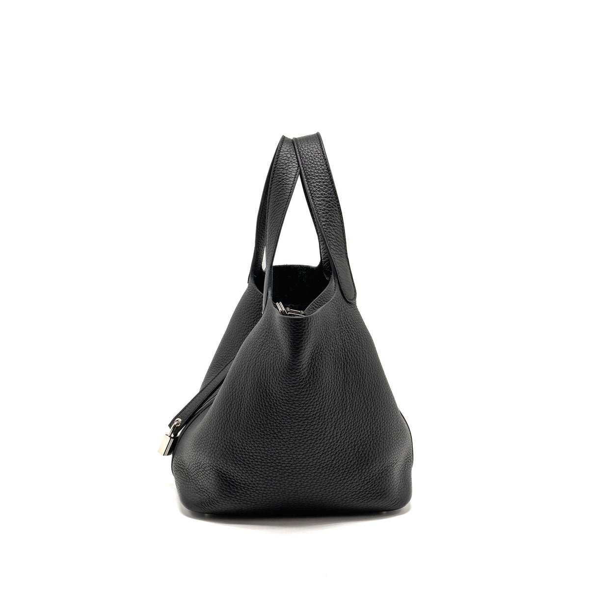 HERMES Picotin22 Lock Bag Clemence Black SHW