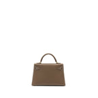 HERMES MINI KELLY II MADAME ETOUPE GHW