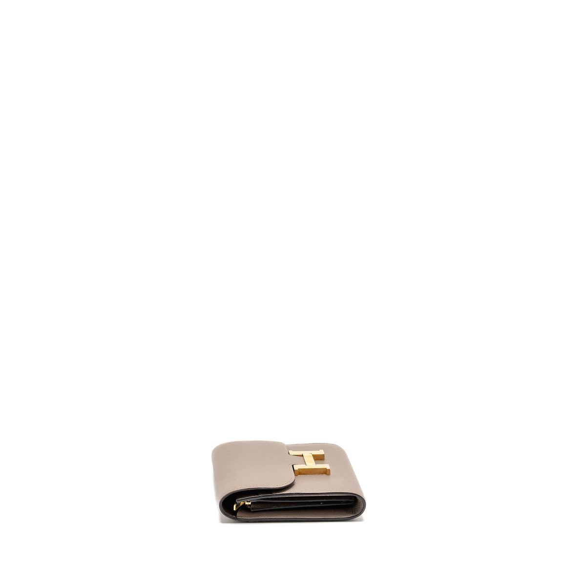 HERMES CONSTANCE COMPACT WALLET EPSOM GRIS ASPHALTE GHW