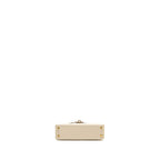 Hermes Mini Kelly Special Order Epsom Craie / Etoupe / Lime LGHW