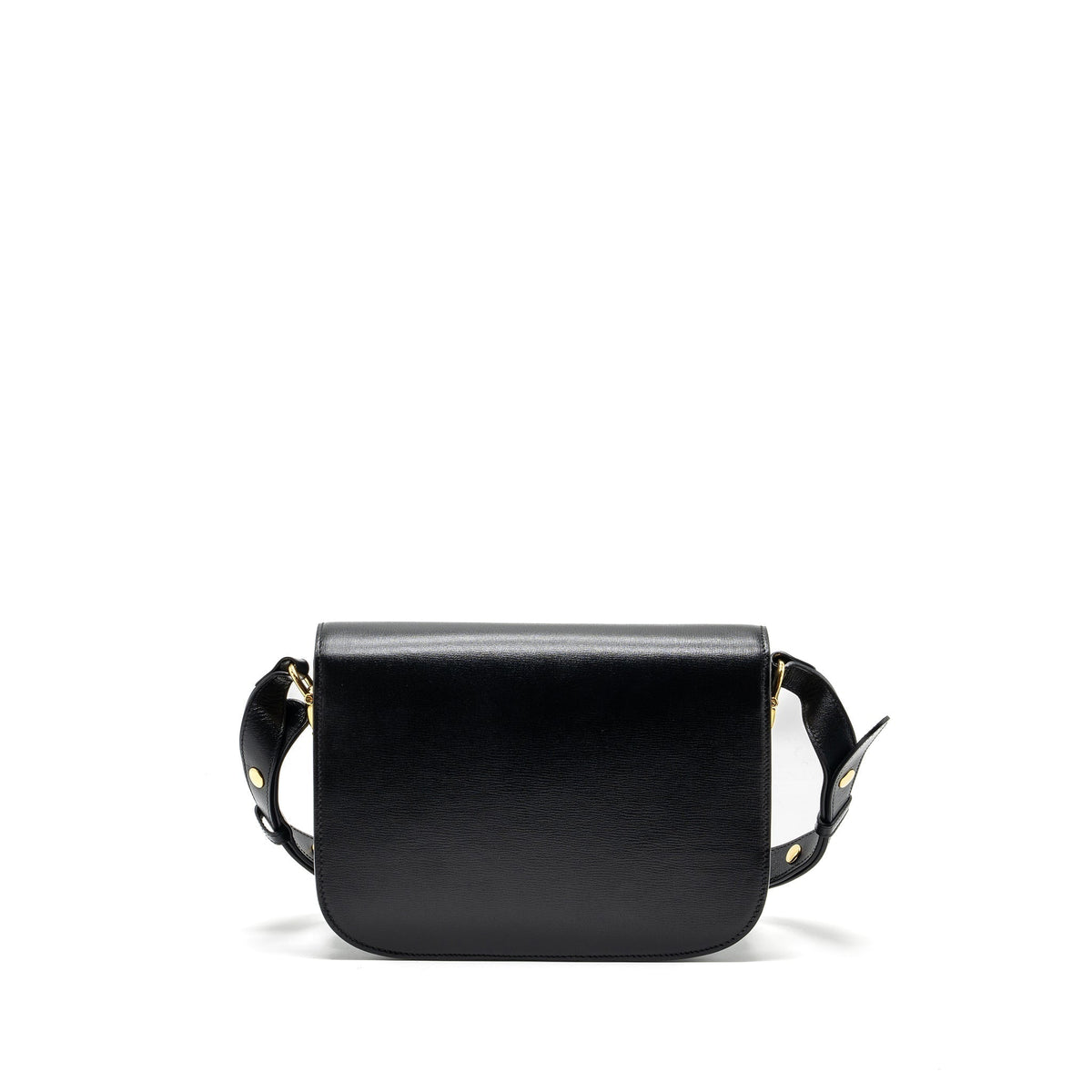 GUCCI HORSEBIT 1955 SHOULDER BAG LEATHER BLACK GHW