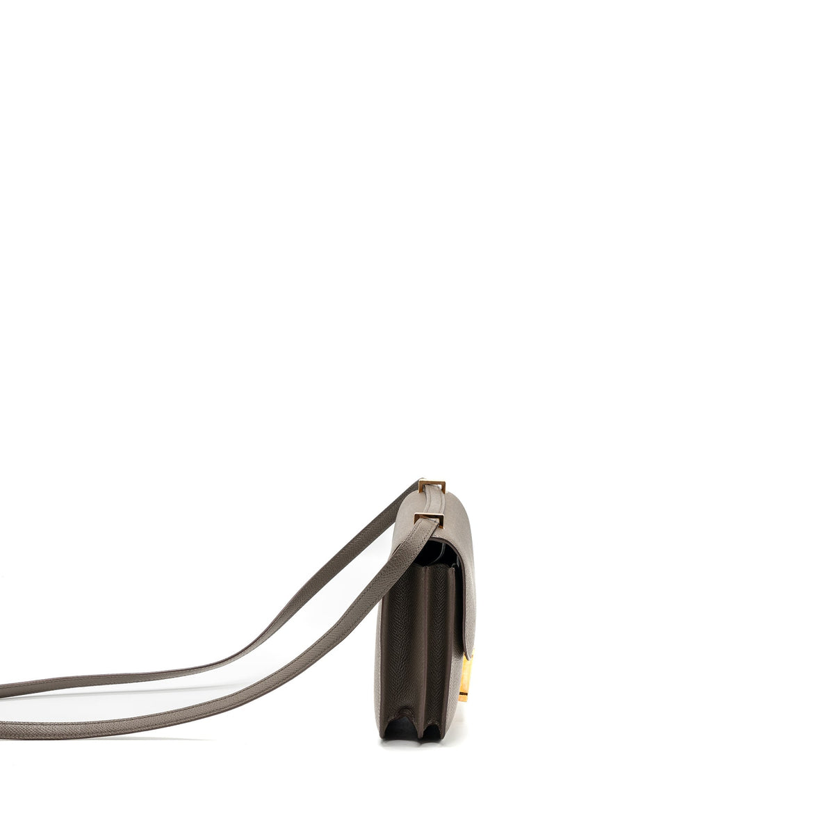 Hermes mini constance epsom gris etain RGHW