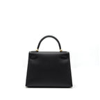HERMES KELLY 28 EPSOM BLACK GHW