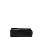 CHANEL JUMBO CLASSIC DOUBLE FLAP LAMBSKIN BLACK SHW