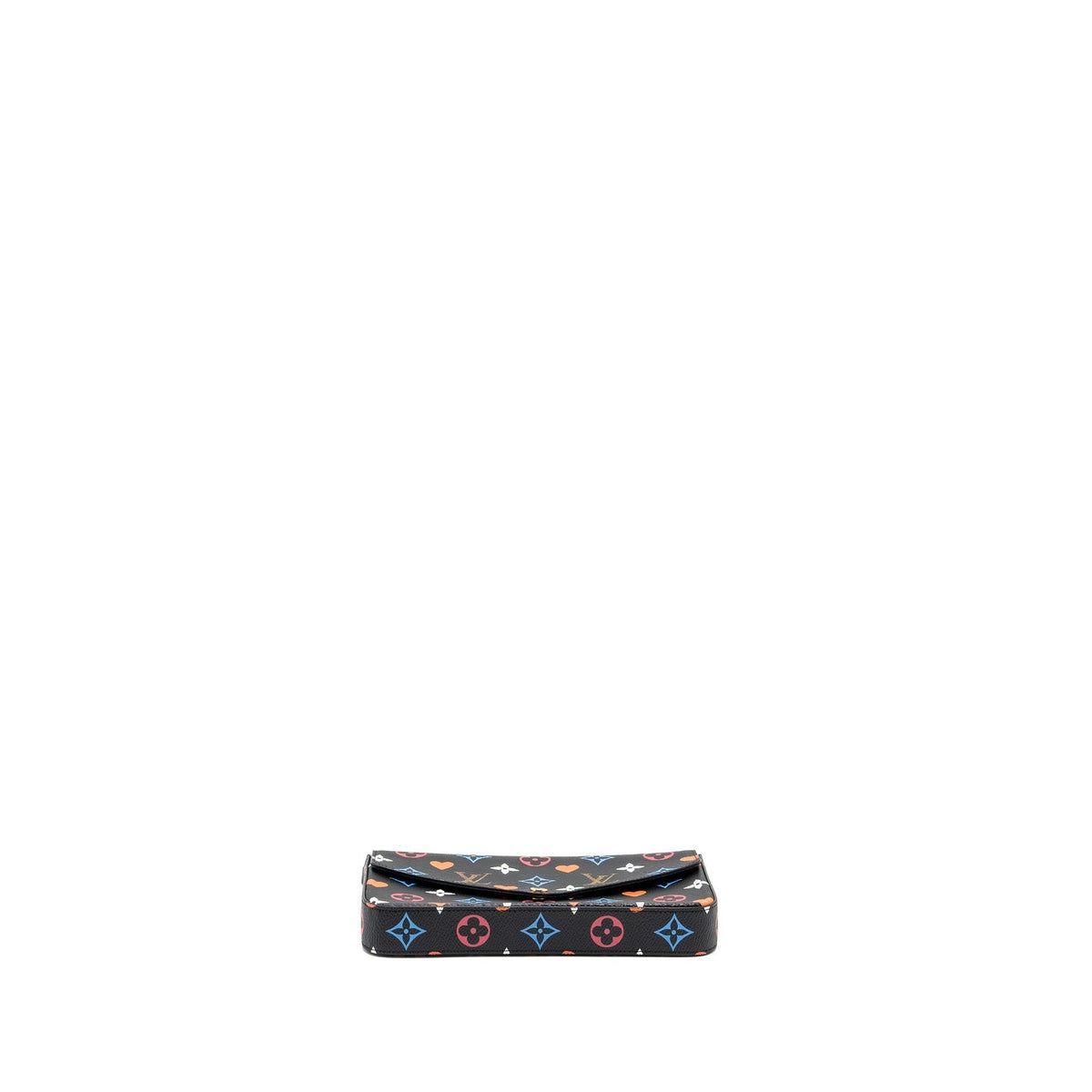 LOUIS VUITTON FELICIE POCHETTE GAME ON LIMITED EDITION MONOGRAM CANVAS GHW