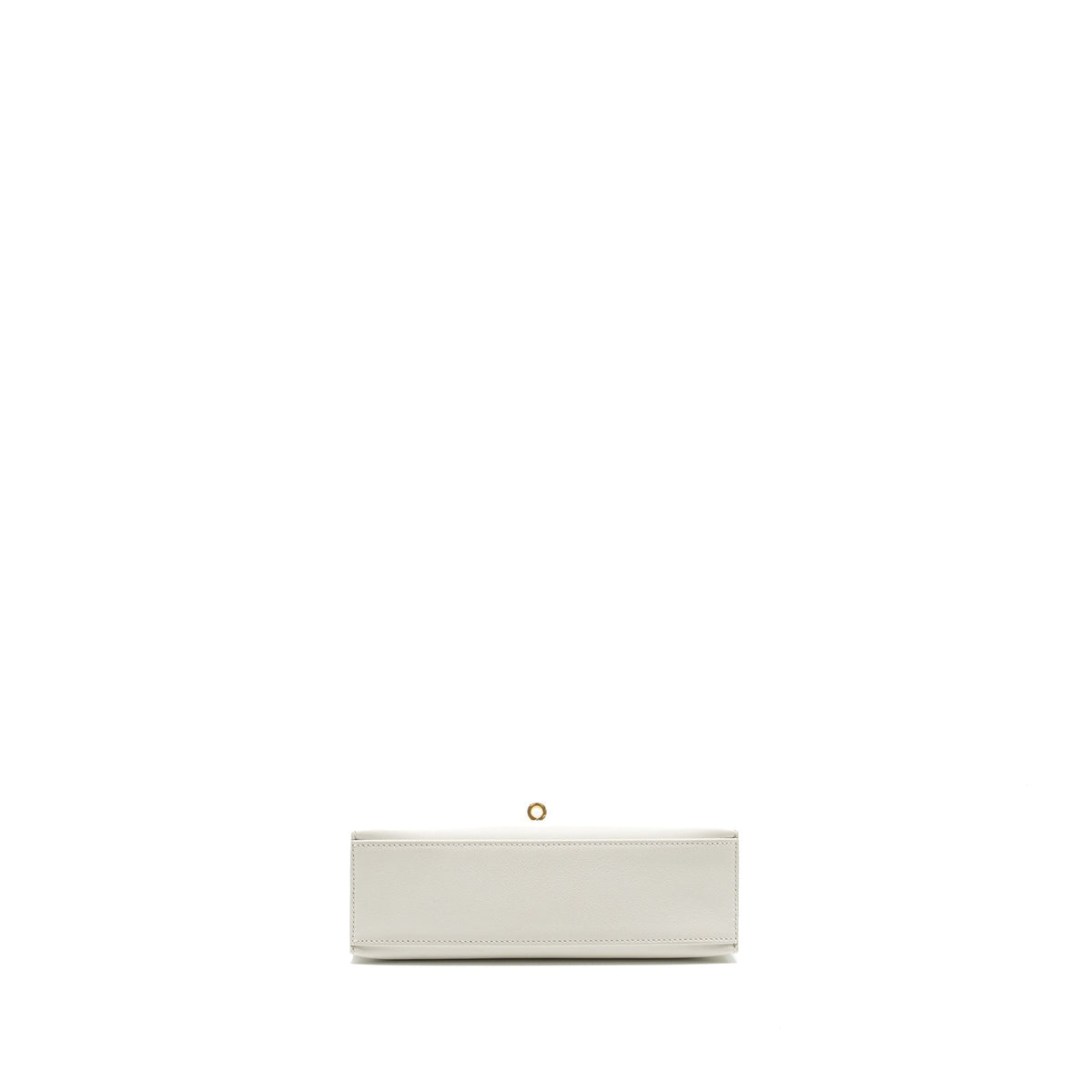 Hermes Kelly Pochette swift 01 Blanc GHW