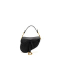 DIOR MINI SADDLE BAG CALFSKIN BLACK GHW
