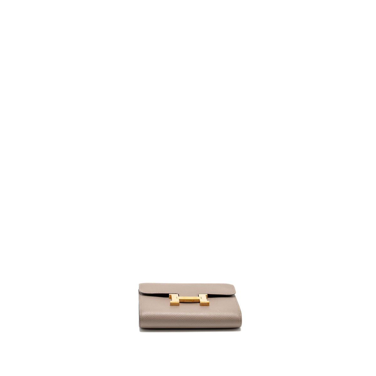 HERMES CONSTANCE COMPACT WALLET EPSOM GRIS ASPHALTE GHW