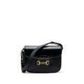 GUCCI HORSEBIT 1955 SHOULDER BAG LEATHER BLACK GHW