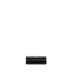 CHANEL CLASSIC WALLET ON CHAIN CAVIAR BLACK GHW (MICROCHIP)