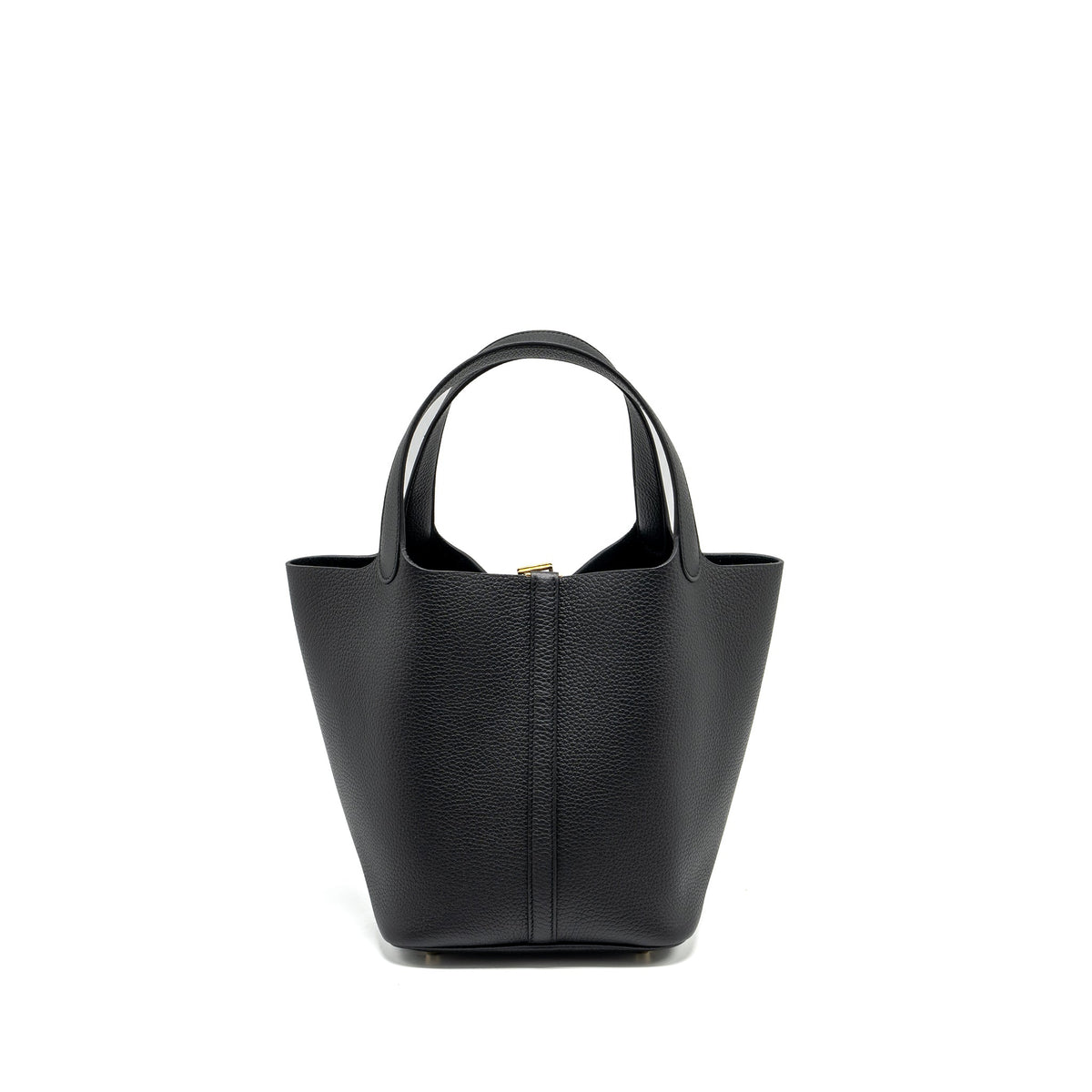 Hermes Picotin 22 Lock Bag Clemence Black GHW