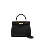 HERMES KELLY 28 EPSOM BLACK GHW