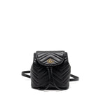 GUCCI GG MARMONT BACKPACK CALFSKIN BLACK GHW