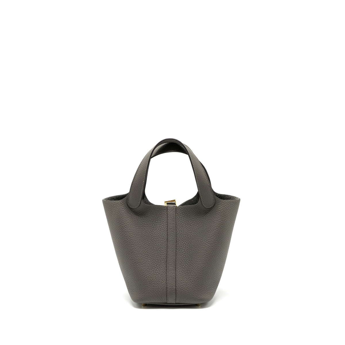 HERMES PICOTIN 18 LOCK BAG CLEMENCE GRIS MEYER GHW