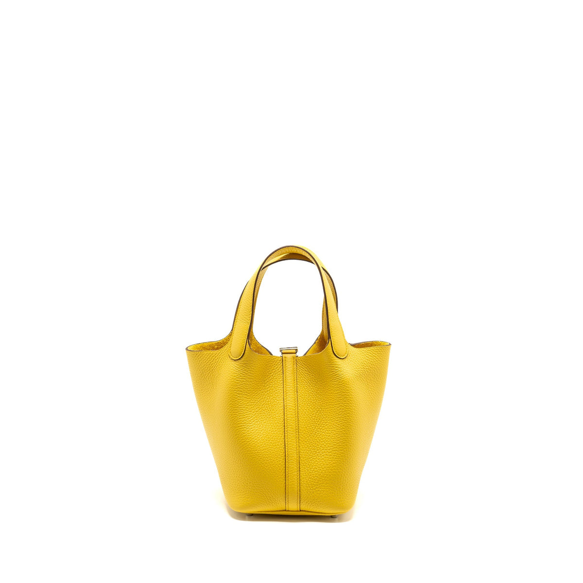 Hermes Picotin 18 Lock Bag Clemence Sun SHW