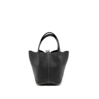 HERMES PICOTIN 18 TOUCH LOCK BAG CLEMENCE/ALLIGATOR MISSISSIPPIENSIS BLACK SHW