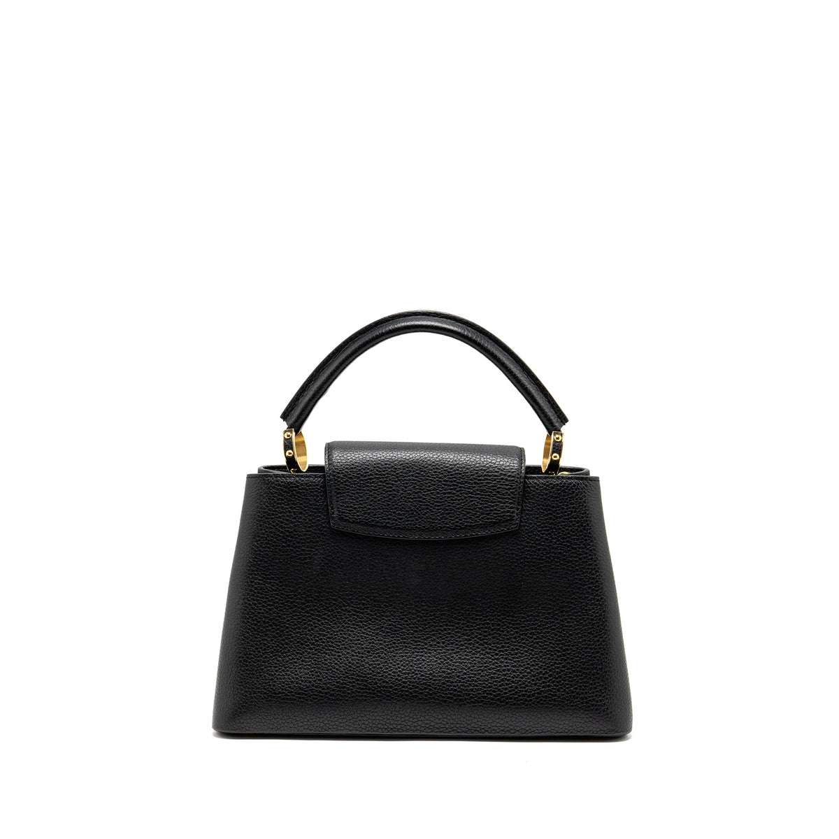 LOUIS VUITTON CAPUCINES MM CALFSKIN BLACK GHW
