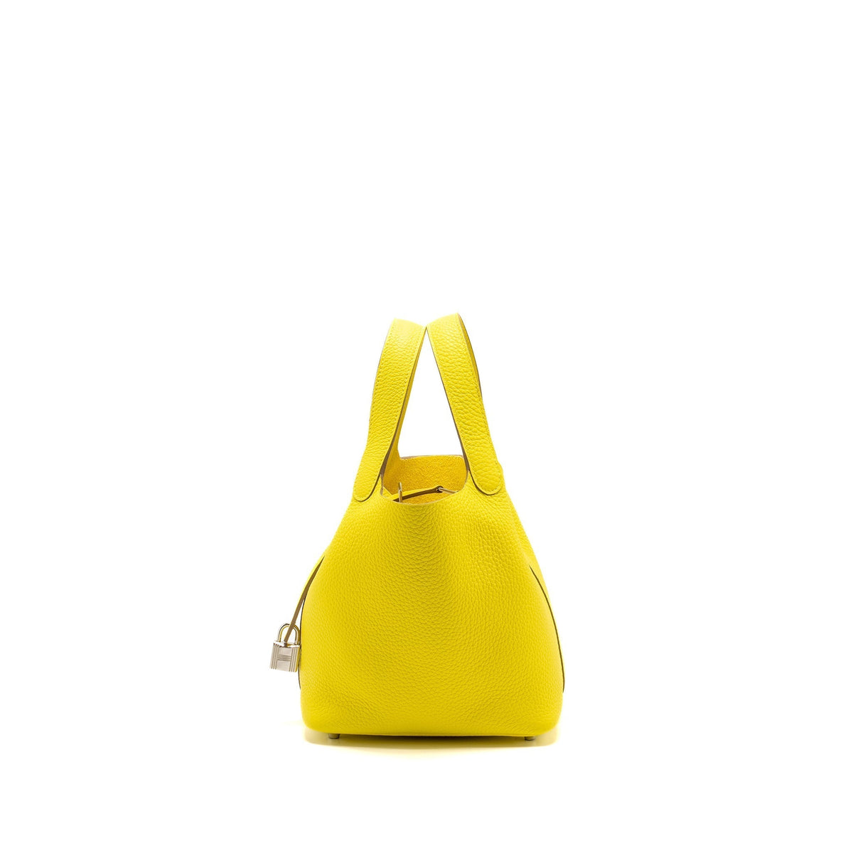 HERMES PICOTIN 18 LOCK BAG CLEMENCE LIME SHW