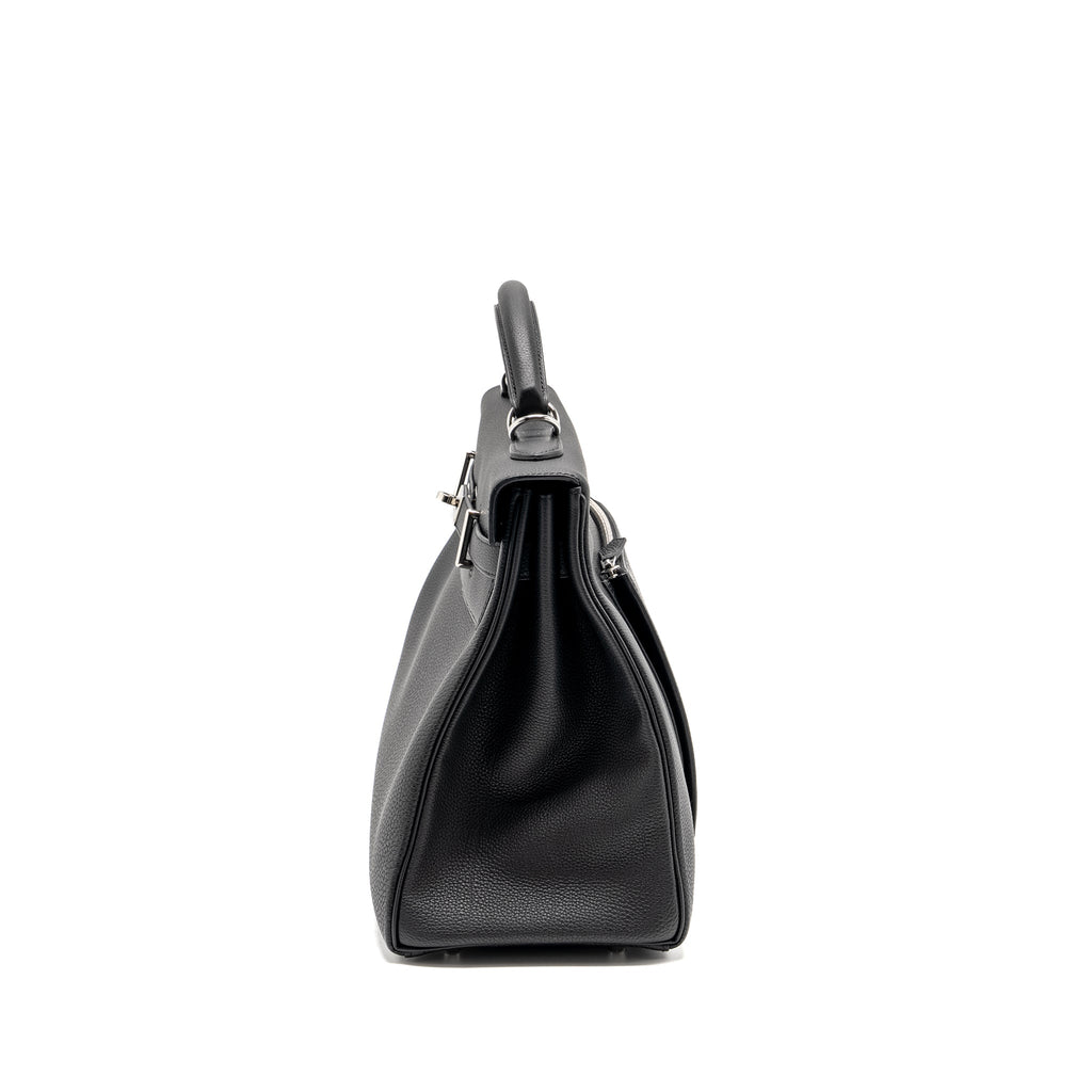 HERMES KELLY MAXI 42 TOGO BLACK SHW