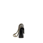 CHANEL MEDIUM CLASSIC DOUBLE FLAP BAG CAVIAR BLACK GHW (MICROCHIP)