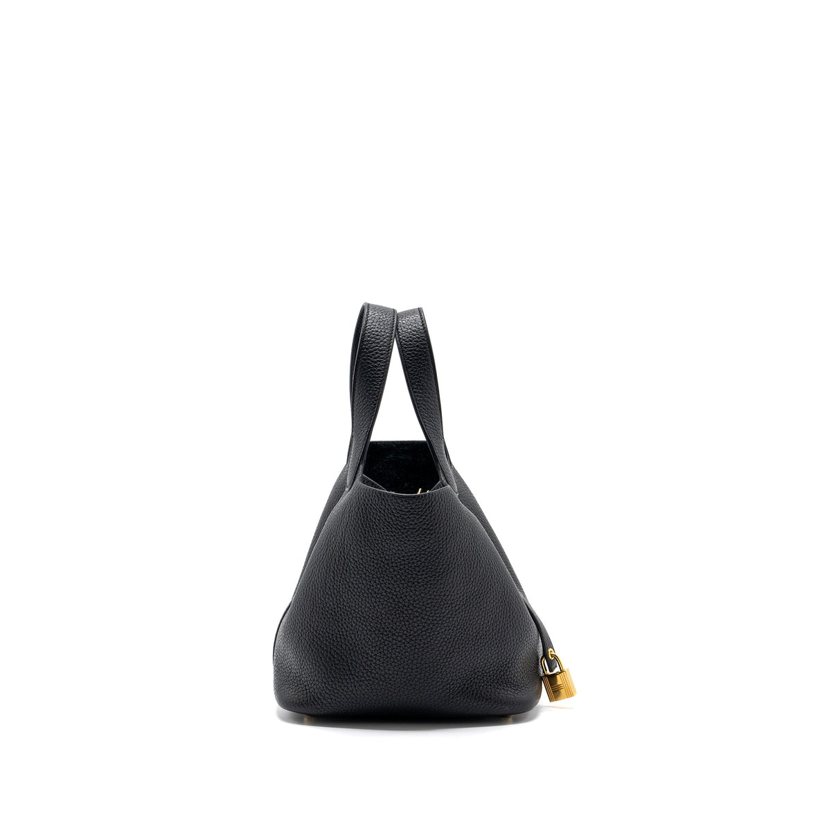 Hermes picotin 18 lock bag clemence black GHW