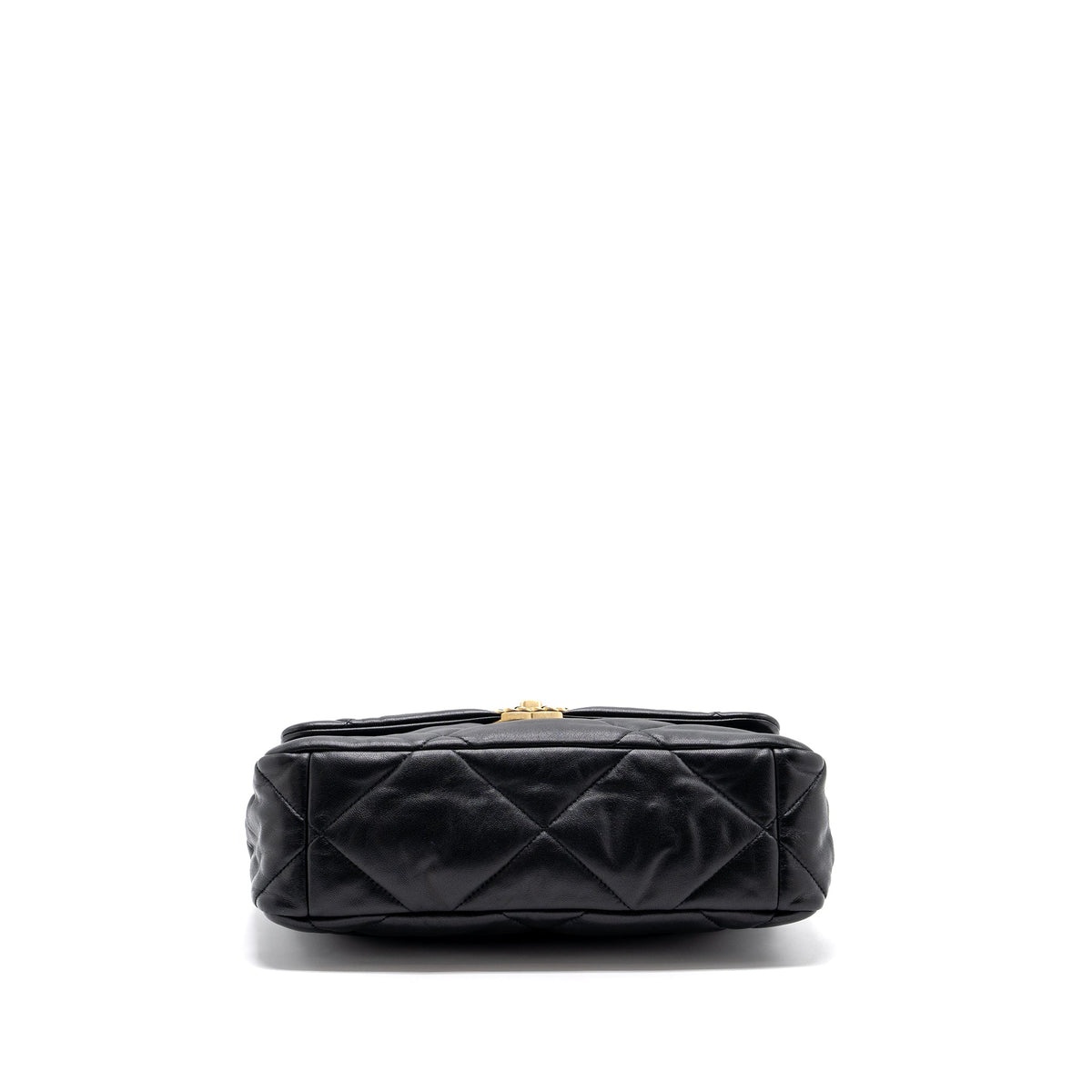 CHANEL MEDIUM 19 BAG LAMBSKIN BLACK MULTICOLOUR HARDWARE(MICROCHIP)