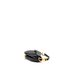 DIOR MINI SADDLE BAG CALFSKIN BLACK GHW