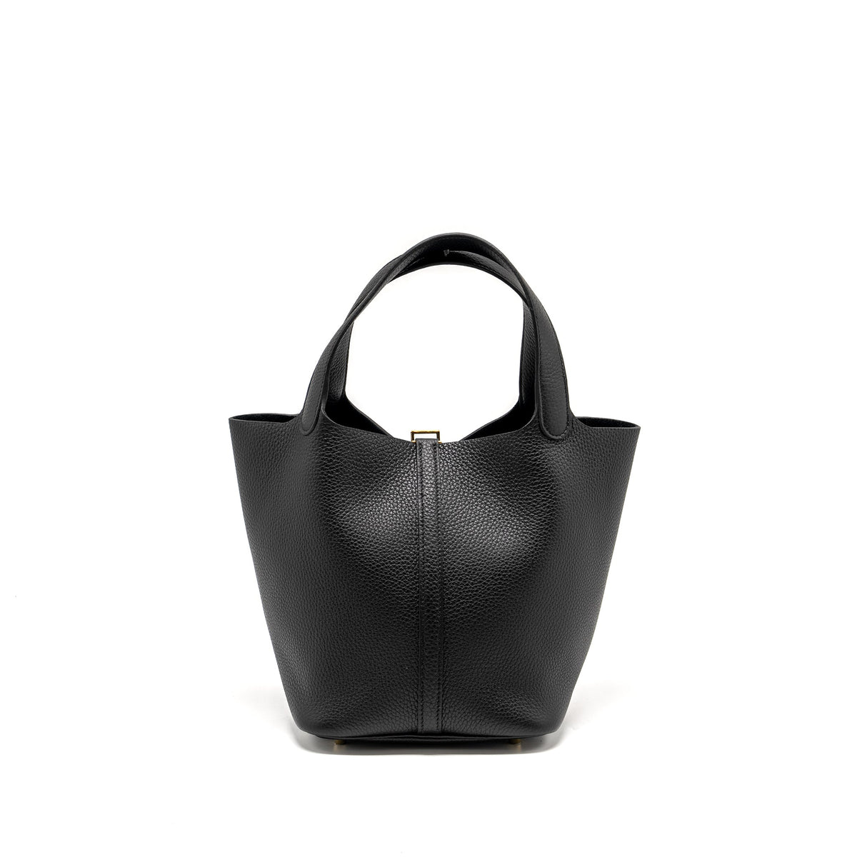 Hermes Picotin 22 Lock Bag Clemence Black GHW