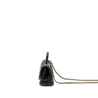 CHANEL MINI COCO HANDLE CAVIAR BLACK LGHW (MICROCHIP)