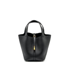 Hermes Picotin 22 Lock Bag Clemence Black GHW